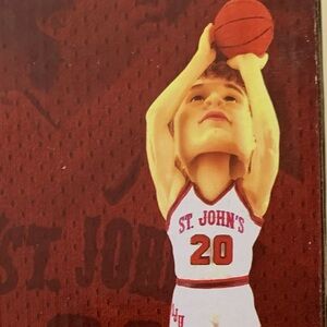 Chris Mullin Bobble head St. John’s Red Storm Limited Edition Home White Jersey